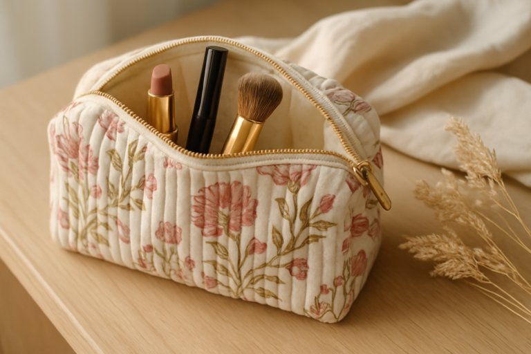 Bien choisir sa pochette maquillage : style, praticité et usage