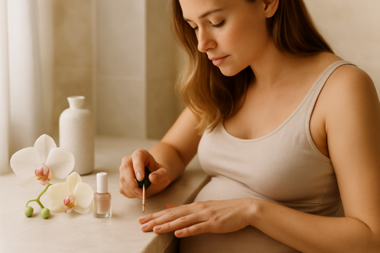 Vernis pour femme enceinte : conseils, sécurité et alternatives pendant la grossesse